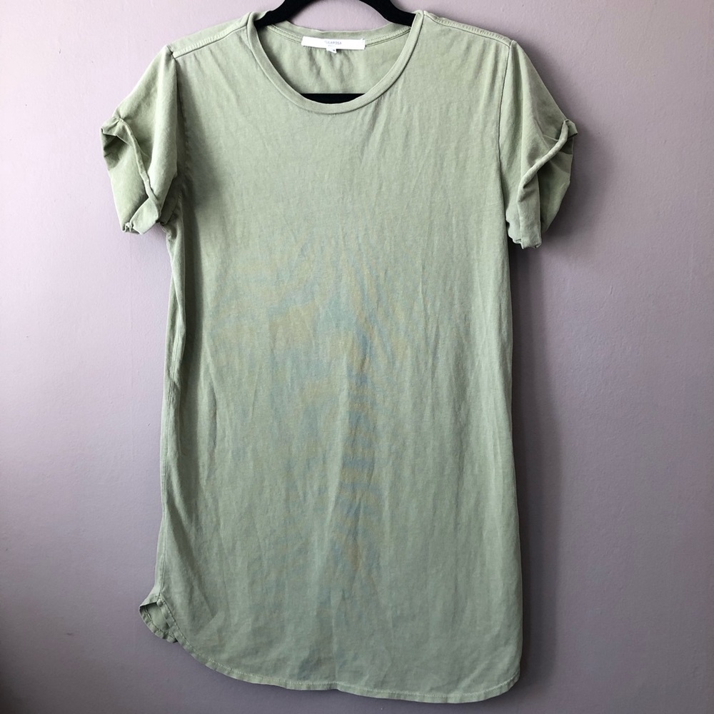 Tularosa Green T-shirt Dress